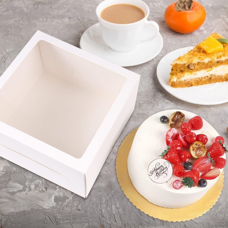 Gold Cake Boards 12 Inch Round, Disposable Cardboard Rounds Cake Base Decorat... gallery