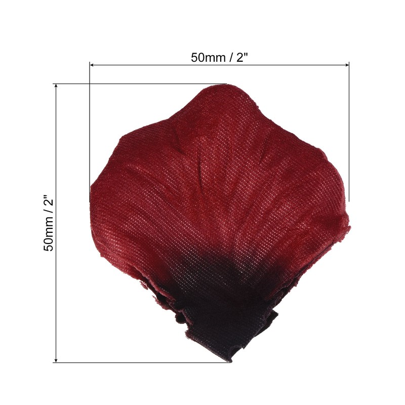 1200Pcs Artificial Rose Petals Silk Flower Decoration Burgundy Black gallery