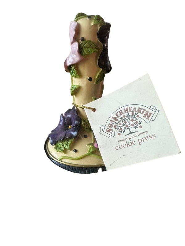 Cookie Press Floral 1997 Shaker Hearth Violets Pansies Purple Pink Flowers NIB gallery