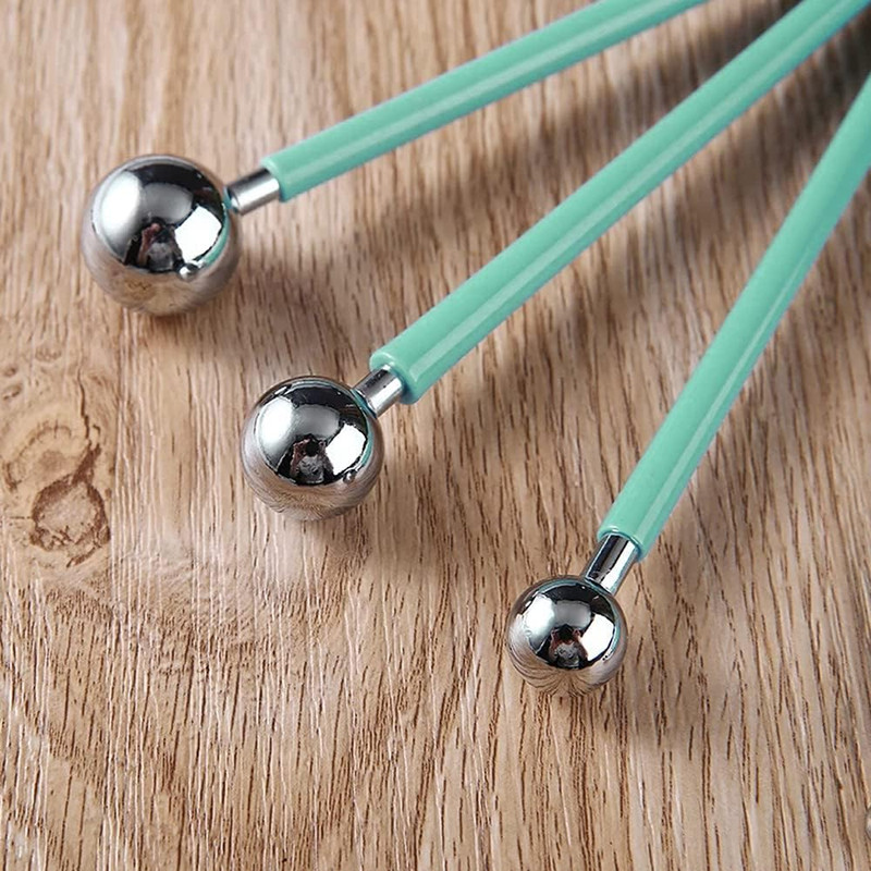 4 x Fondant Cake Decorating Clay Flower Sugarcraft Ball Model DIY Tool 8 Sizes ( gallery