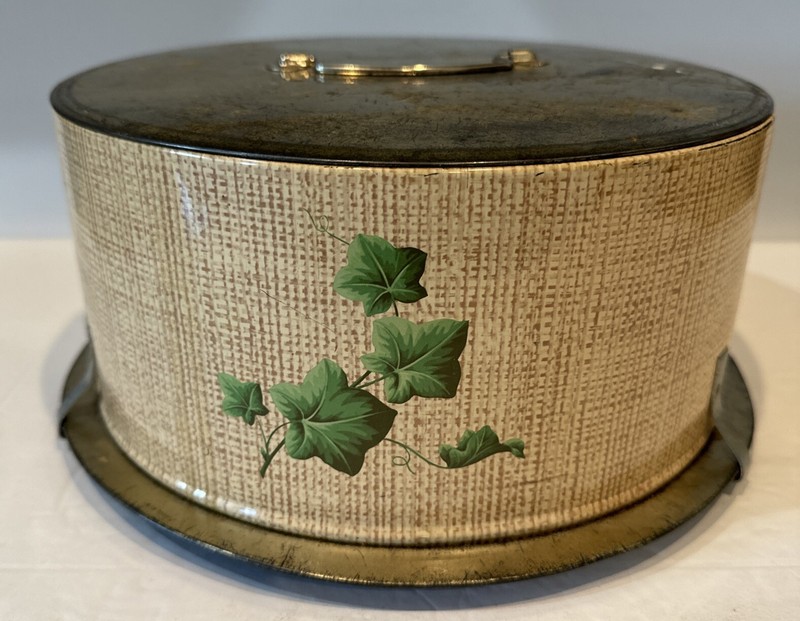 Cake Carrier Decoware Ivy Snap And Lock Lid Handle Ivy Design 10” Round gallery