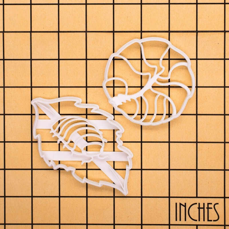 Isopod Cookie Cutters (2pcs) - Woodlice insect bug pillbug roly poly nature pet gallery