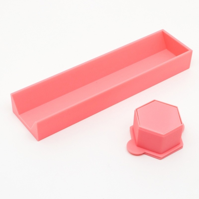 Creative Cake Cookie Cutter Molds Tray Set Hexagon Shape for Home Baking Tool gallery