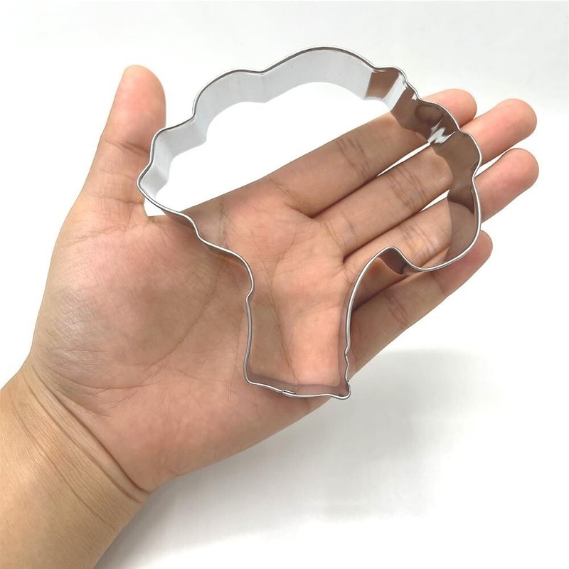 Broccoli Cookie Cutter, 3.8 inch, Stainless Steel gallery