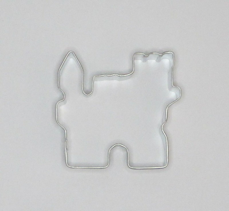 3" Castle Cookie Cutter Tin Steel Royalty Princess Fairytale Medieval Times gallery
