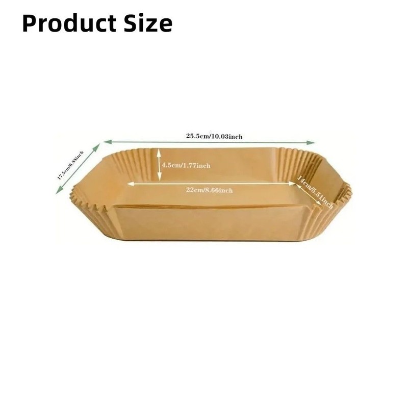 Disposable Air Fryer Paper Liners Non Stick Parchment Accessories gallery