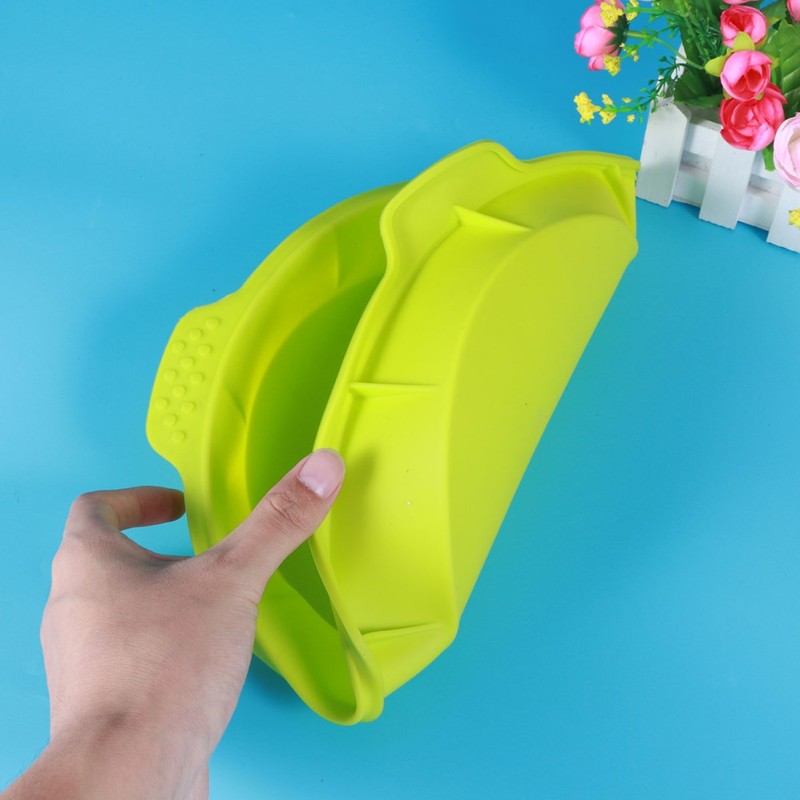 Round Silicone Cake Pan Cake Mold Bakeware for Pizza Chocolate (Green) bakeware gallery