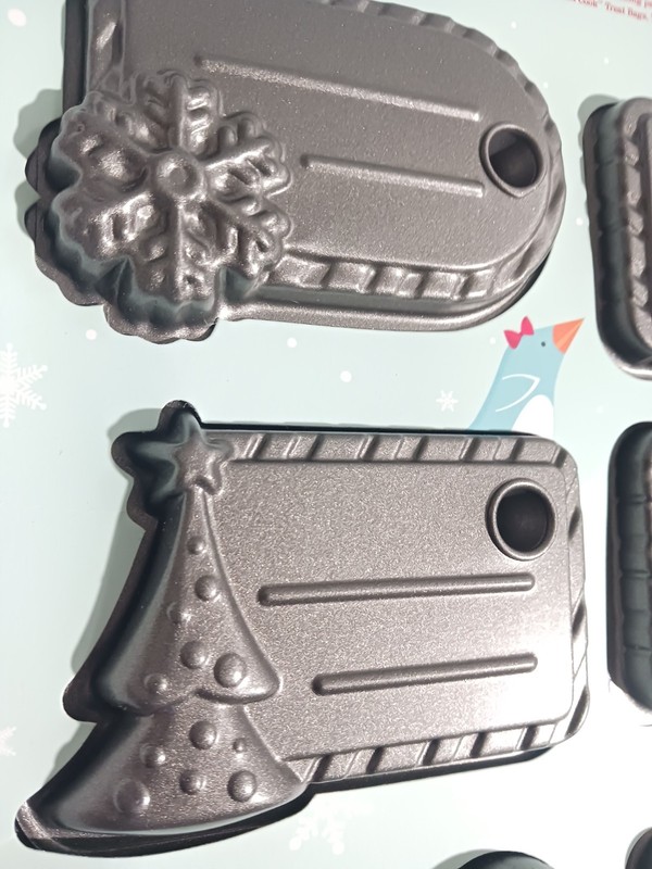 Holiday Cookie Cutters. Large Gift Tags Bake Molds. Good Cook. 18 Molds. $39 gallery