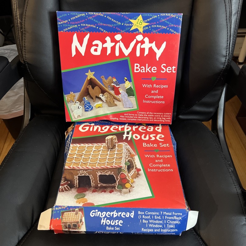 Nativity And Gingerbread Bake Set Cookie Cutters