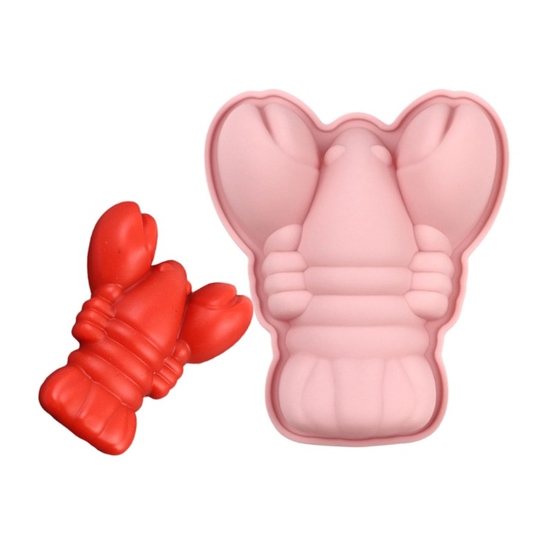 Easy Release Lobster Shape Silicone Mold For Homemade Chocolate Ice Cubes Craft gallery