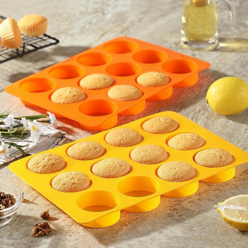 Oreo Silicone Mold 12 Cavity Round Baking Candy Chocolate Cookie Mold gallery