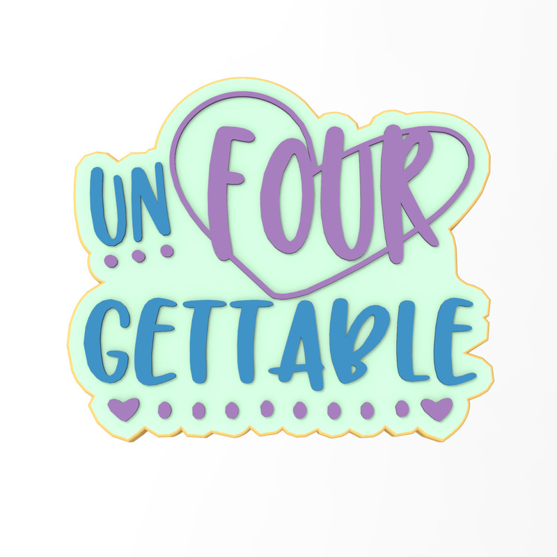 Happy 4th Birthday Cookie Cutter & Stamp | Party Kids Boy Girl Bday Balloon gallery
