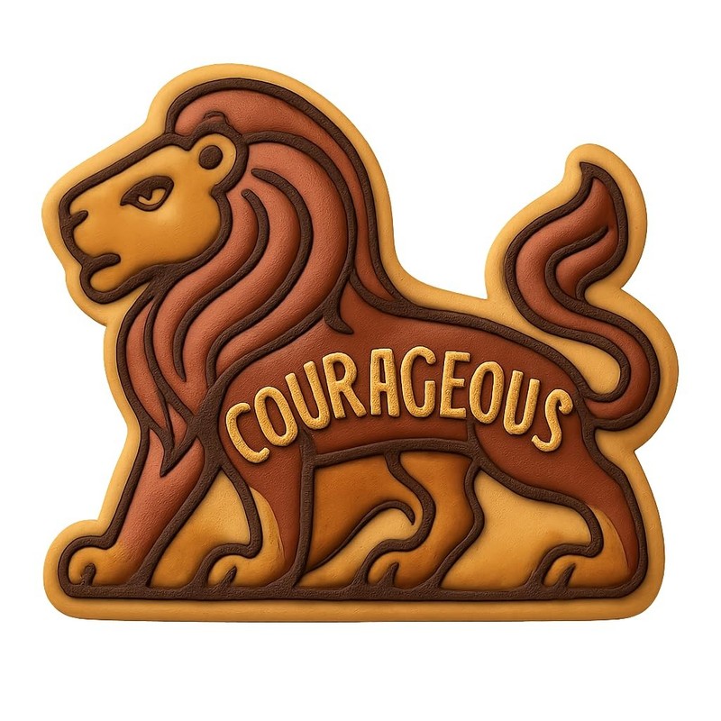Courageous Lion Cookie Cutter-4×3.6″ Fun Baking Design for Kids