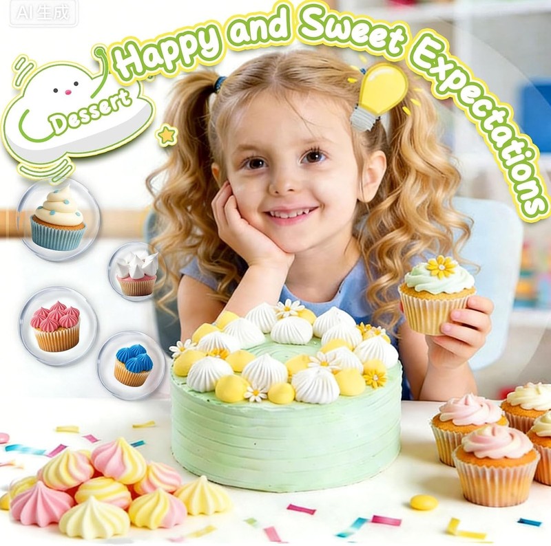 4 Pieces Extra Large Piping Tips Set F02 F06 9FT R22L | Stainless Steel, Roun... gallery