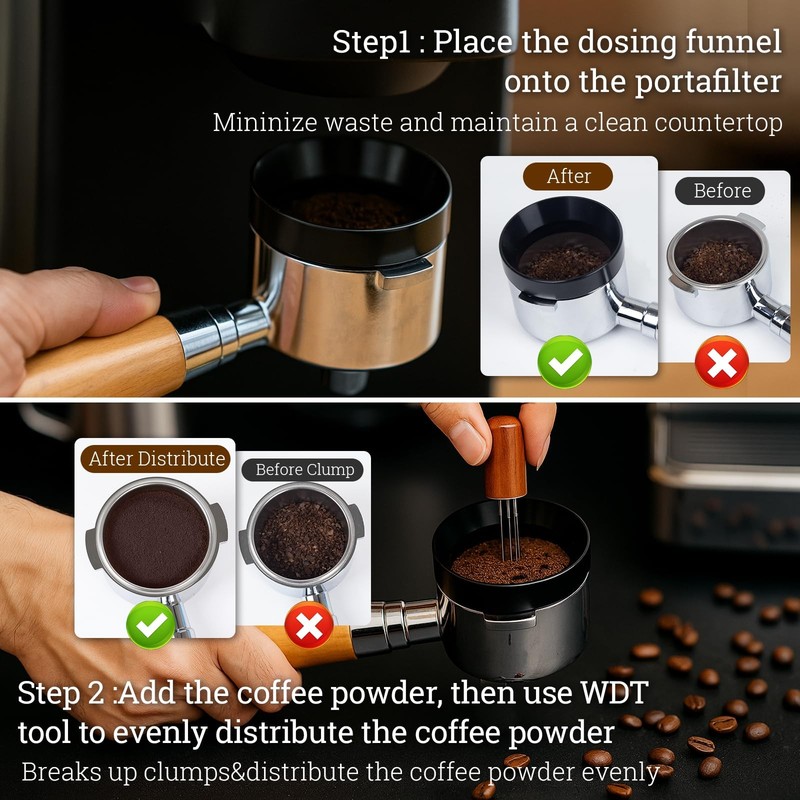 28PCS Espresso Accessories Kit,51mm Tamper 51mm, Orange gallery