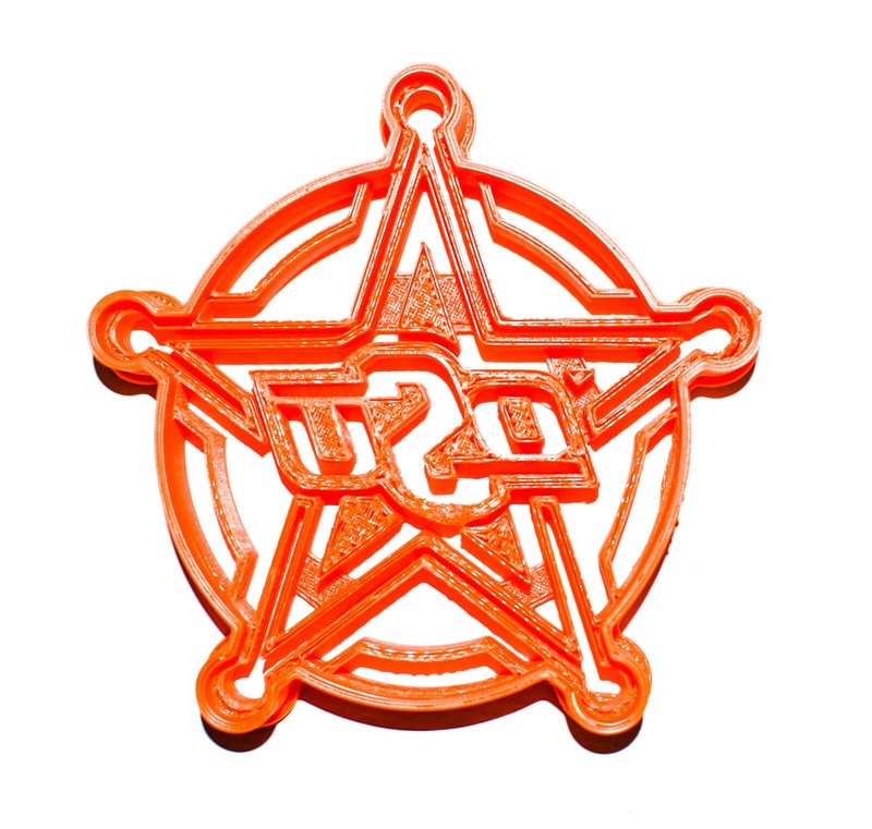 OKLAHOMA STATE COWBOYS SHERIFF STAR NCAA D1 FOOTBALL COOKIE CUTTER PR2221