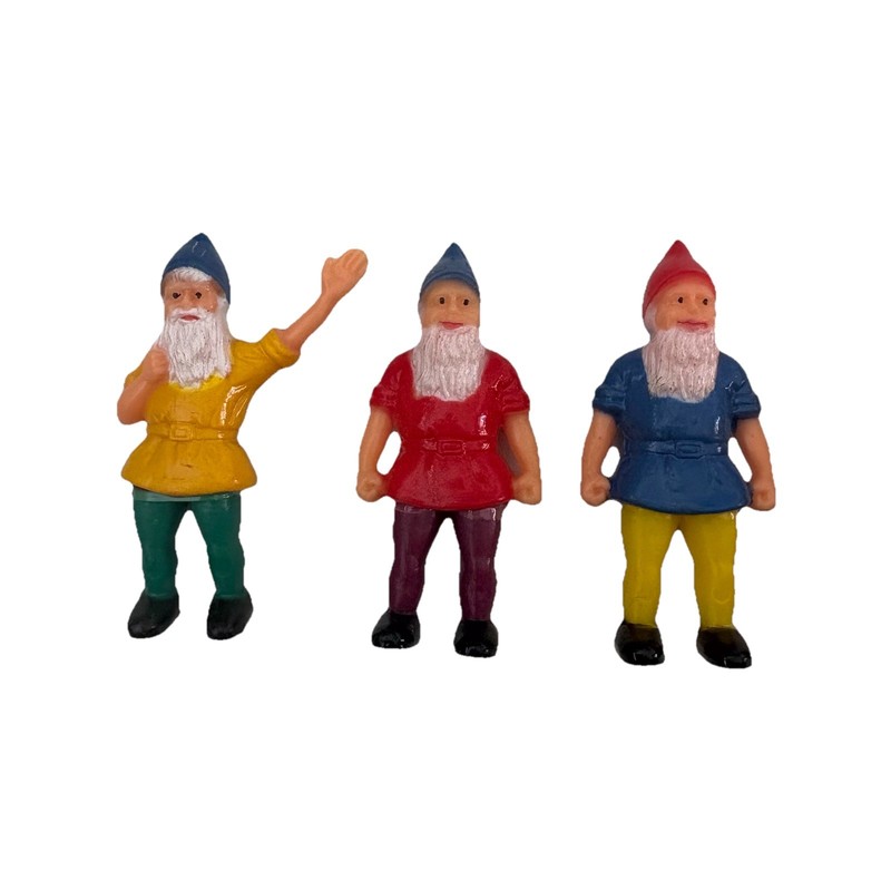 VTG 70’s Snow White & Seven Dwarfs 2.5” -3” Tall Cake Toppers Figures ~ 8 pcs gallery