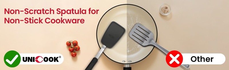 2-Piece Small Silicone Spatula Set, Heat-Resistant Kitchen Spatula gallery