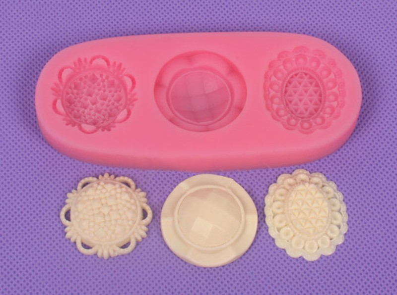 Silicone Cake Mold Decorating Lace Impression Mat Baking Tool gallery