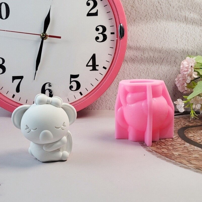 Koala Shape Silicone Molds for Epoxy Resin Soap Chocolate Baking gallery