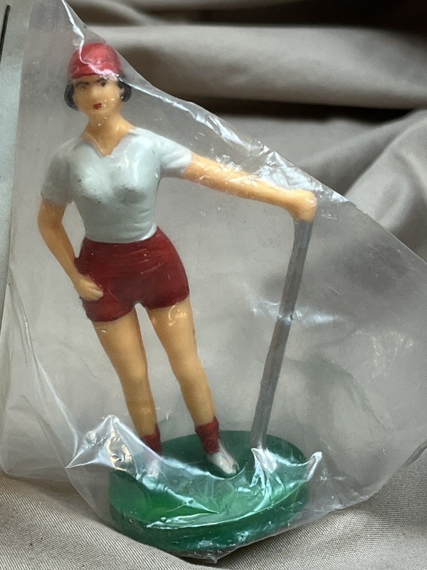 Female Woman Golfer Vintage Cake Topper NIP Decorating New Golfing gallery