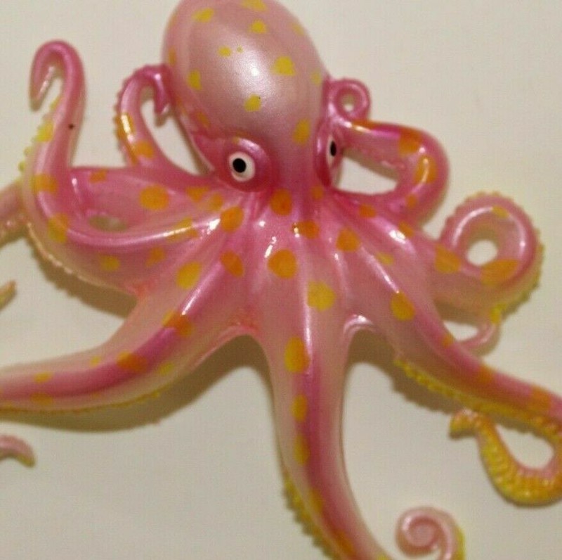 Girls Under The Sea Cake Toppers Keepsakes 3-D Octopus Figures, 4", O1s O6s gallery