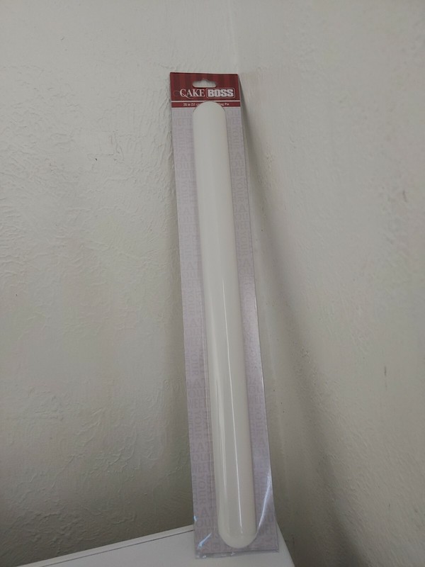 NEW Cake Boss™ Decorating 20-Inch Fondant/ Gum Paste Rolling Pin White