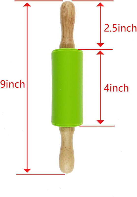 6 Pack Small Rolling Pin for Kids, Kids Rolling Pin for Home Kitchen (6 Colors) gallery
