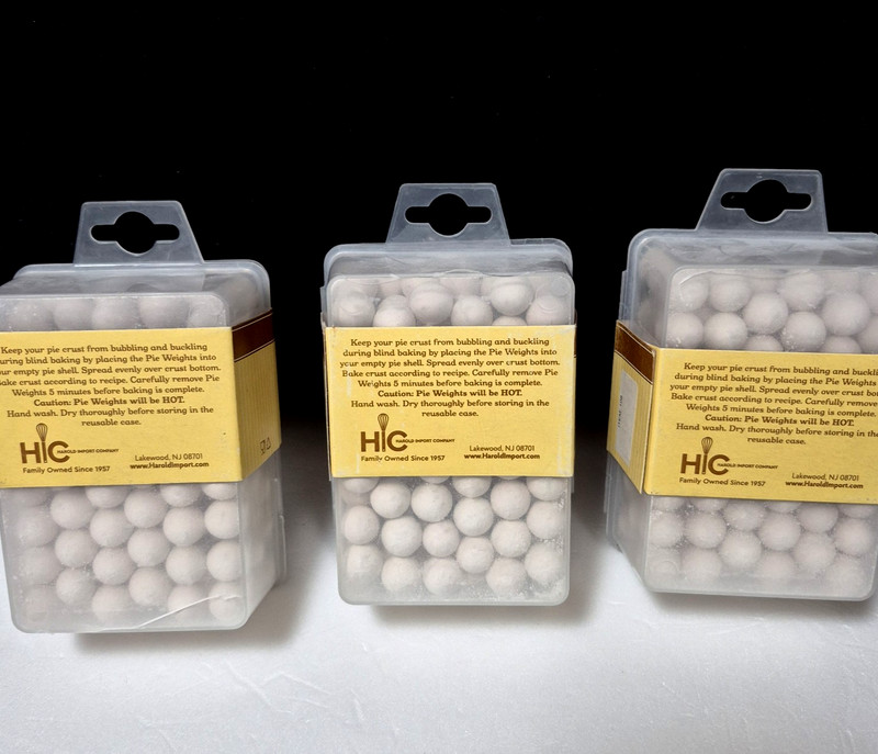 Lot 3 Mrs Anderson’s Baking Ceramic PIE WEIGHTS 225 Grams Unopened USA gallery