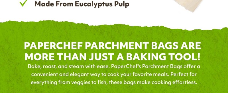 – Parchment Bags – Multipose, Non-Sti – Ideal for Roasting, gallery