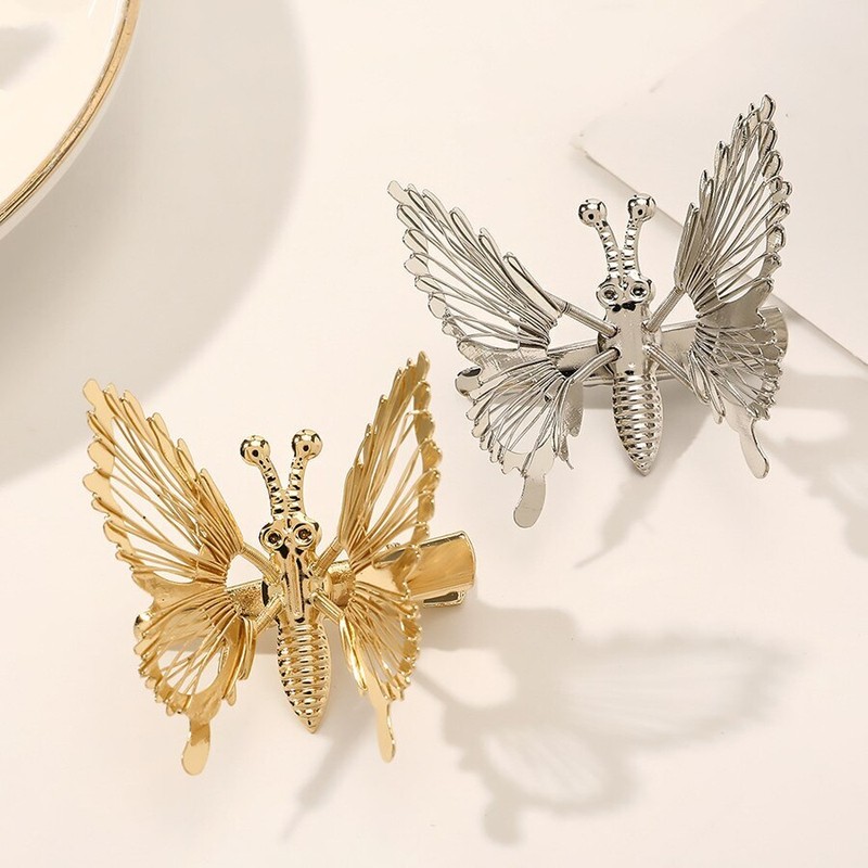 1pc Hanfu Hairpin Hair Accessories Ancient Style Dragonfly Tassel Duckbill Clip gallery