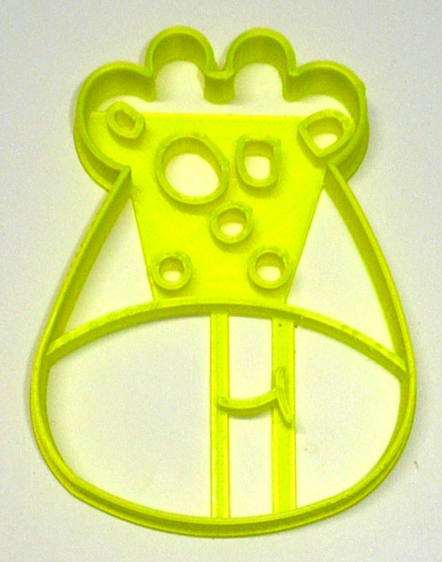 GIRAFFE DETAILED FACE HEAD TALL ANIMAL ZOO SAFARI LONG COOKIE CUTTER USA PR2627