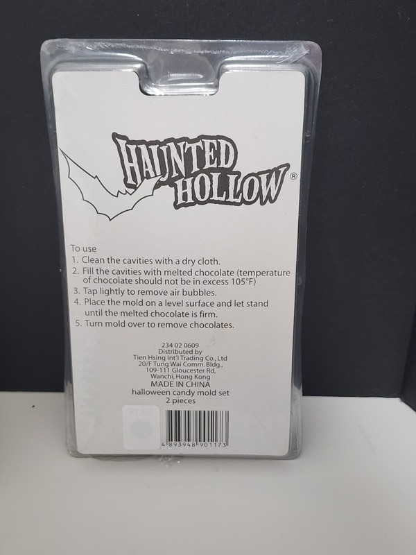 Tein Hsing HAUNTED HALLOW~PUMPKINS Candy Mold, Cupcake Toppers #234-02-0609 NEW gallery