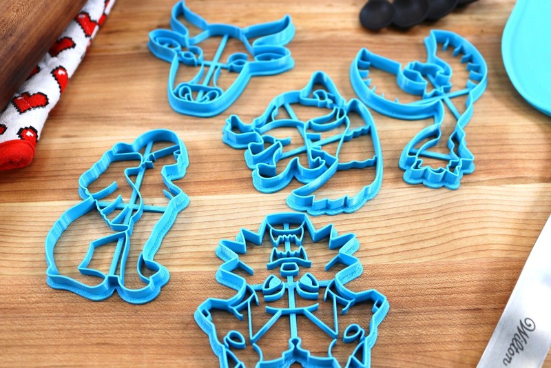 Greek Myth Cookie Cutters - Cerberus, Griffin, Minotaur, Phoenix, Sphinx gallery