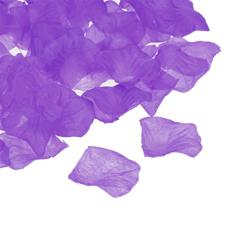 1200Pcs Artificial Rose Petals Silk Flower Decoration, Violet