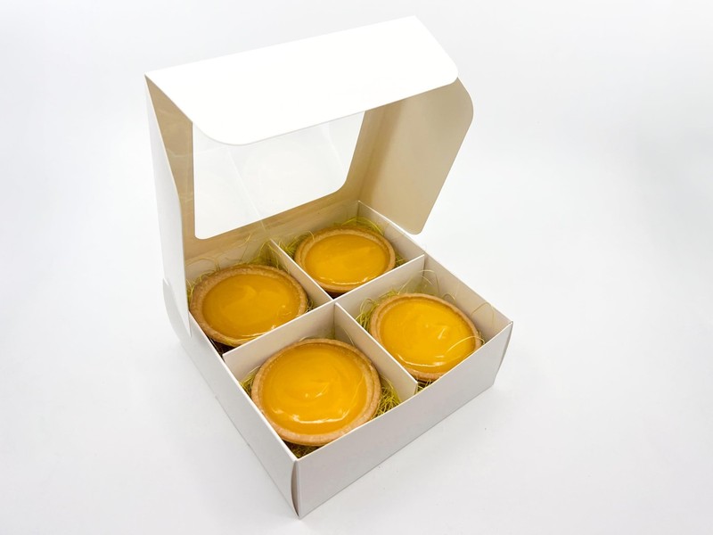 24 PCS 6x6x2.4 Inch Bakery Treat Boxes Windows Dividers Candy Cupcakes Box gallery