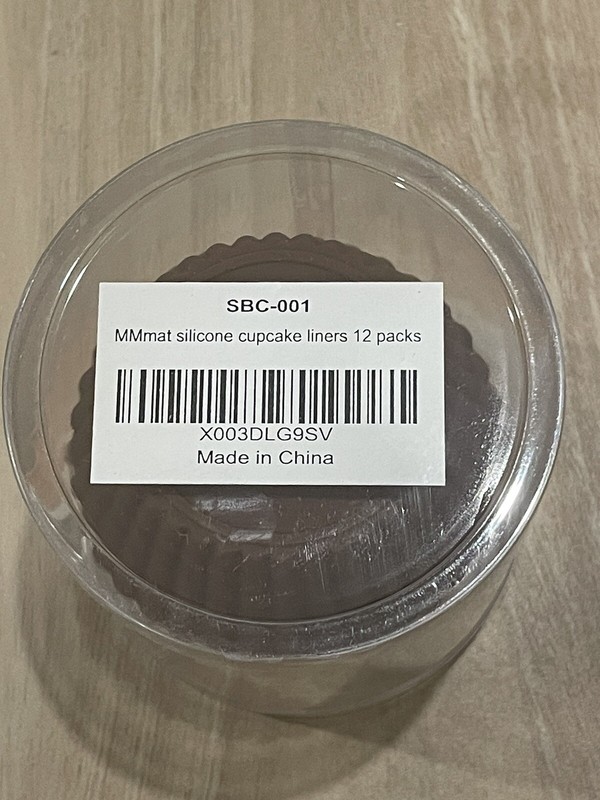 MMmat Silicone Baking Cups - 12 Pack Reusable Non-Stick Silicone Muffin Cups gallery