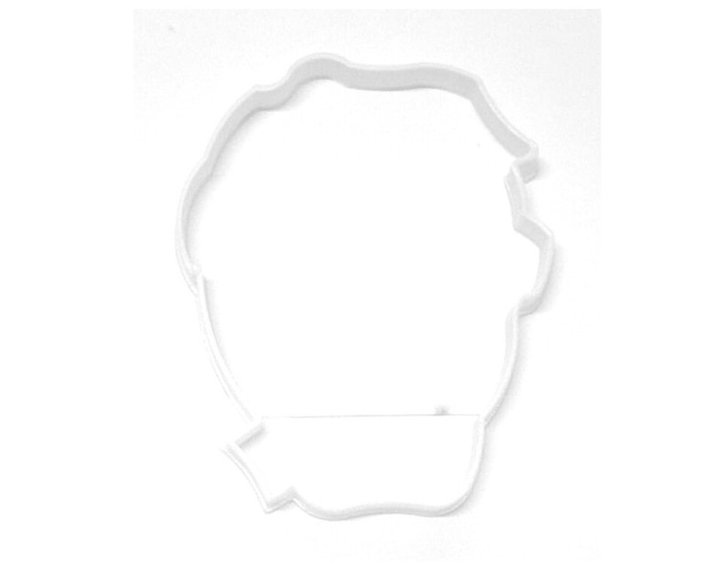 MUMMY FACE OUTLINE WRAPPED MONSTER HALLOWEEN SPECIAL COOKIE CUTTER USA PR3120