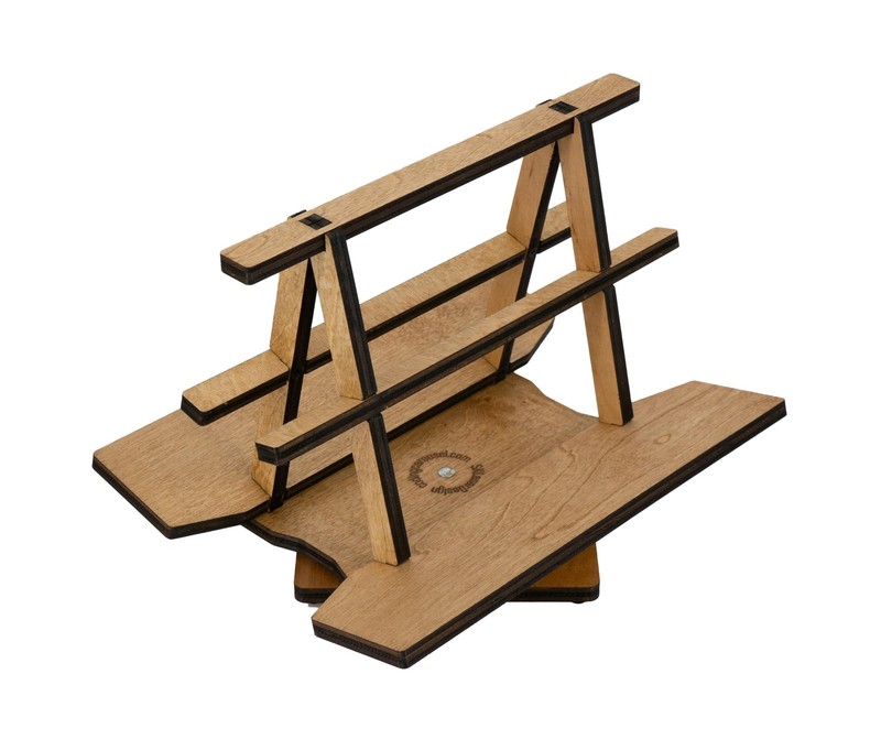 Two-Sided Medical Coding Carousel Rotating Book Stand - Made in the USA