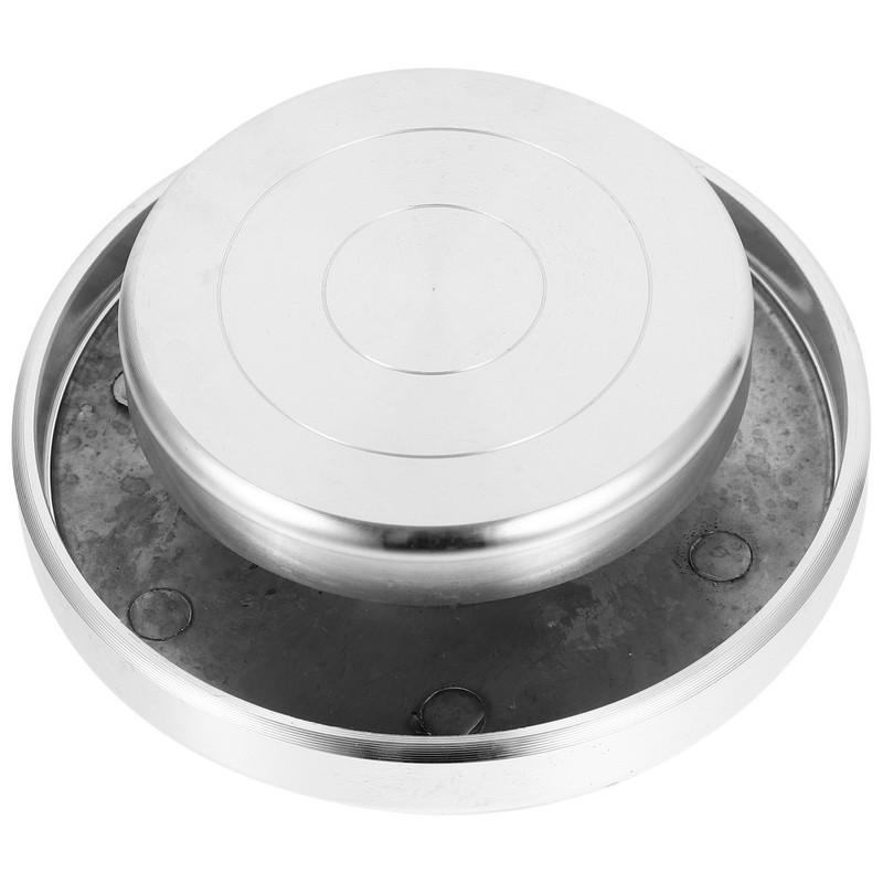 Aluminum Alloy Turntable Pottery Sculpture Carving Plate Clay Craft Tool Home gallery