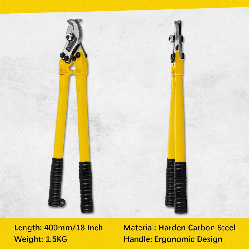 Auprex 18 Inch Heavy Duty Cable Cutter Long Handle Harden Carbon Steel Cable gallery