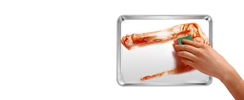 Extra Lar Baking Sheet, 20”x14” Stainl Steel Cookie Sheet Pan gallery