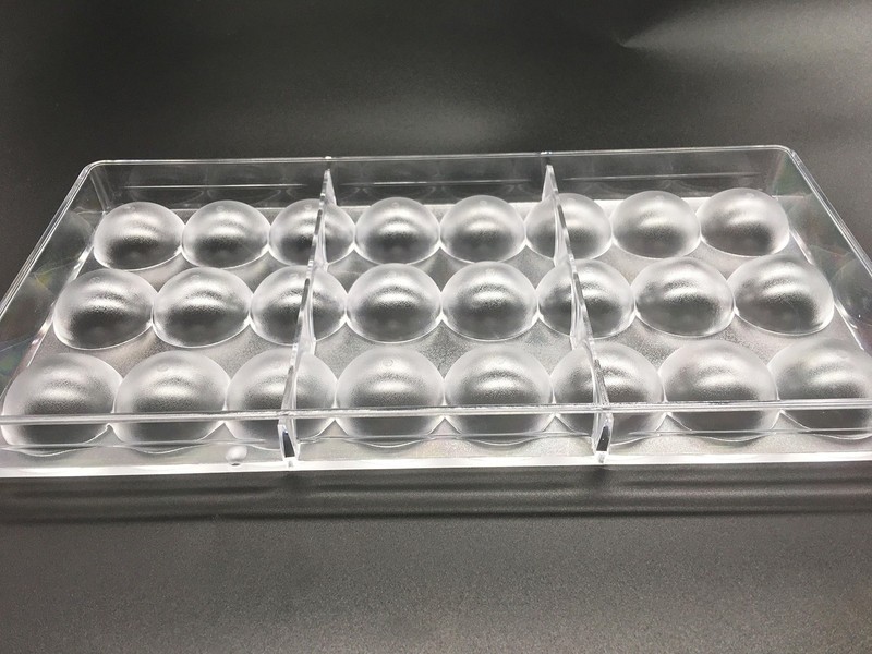 4 Pack 84 Grids Polycarbonate Chocolate Molds Candy Making Tray Molds for Sweets gallery