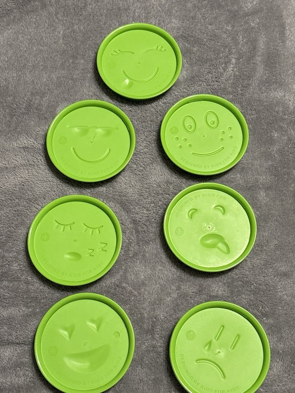 Pampered Chef Emoji Cookie Cutters Set Of 7 Play Doh Craft Designs Kids Birthday gallery