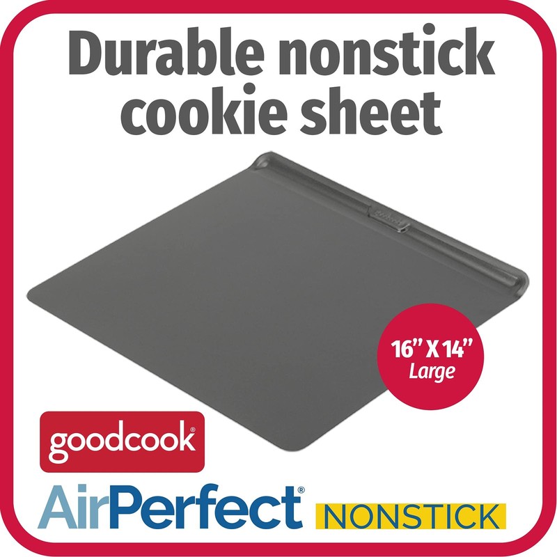 Goodcook Airperfect Non-Stick Air Insulated 16 X 14 Cookie Sheet - Carbon Steel gallery
