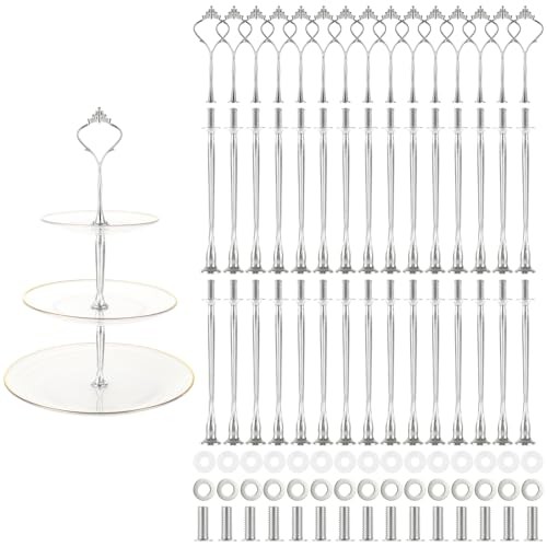 15 Sets 3 Tiered Cake Stand Hardware Kit, Zinc-Alloy Heavy Duty | 3 Tier Cake gallery