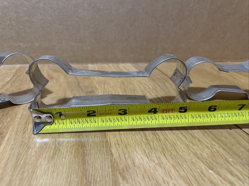 5" Cookie Cutter Dog Bone Animal Halloween + (2) 4” Dog Bone Cutters gallery