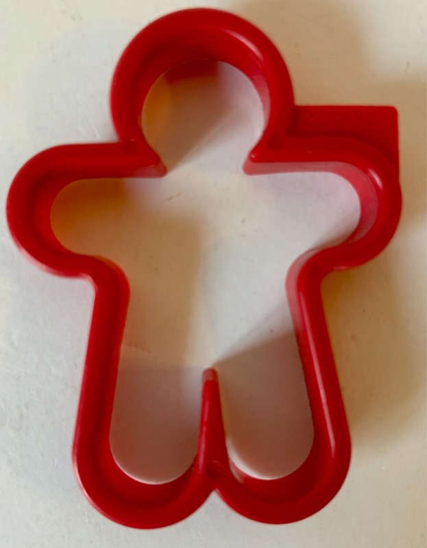 Vintage Log Cabin Syrup Gingerbread Man Cookie Cutter