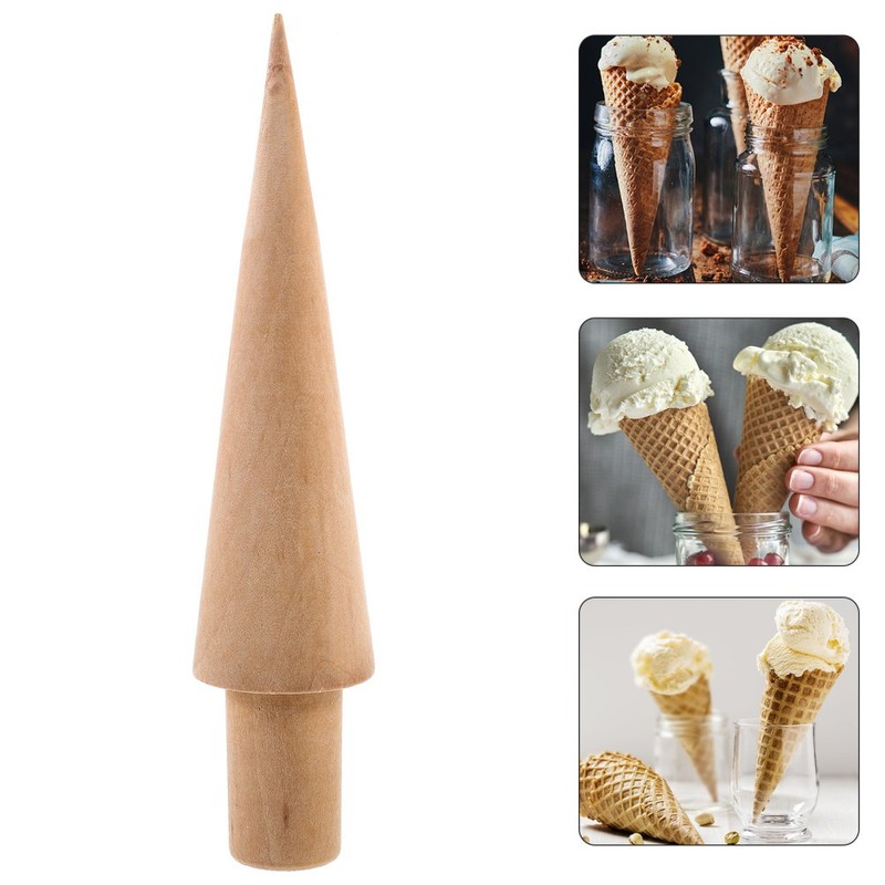 Waffle Roller Ice Cream Cone Mold Shaper Baking Shaped Horn Molds