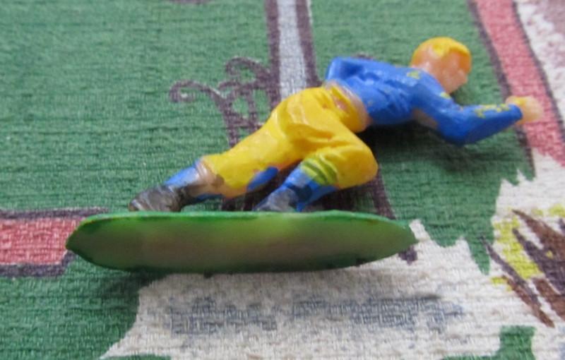 Vintage hand painted Celluloid Football player cake topper gallery